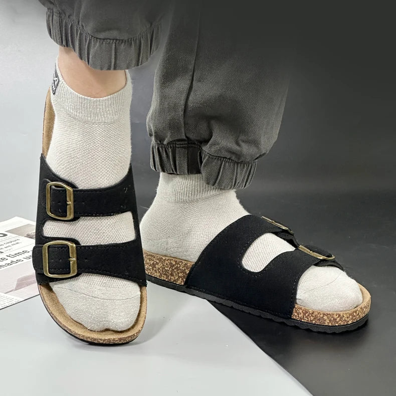 صنادل شاطئ للنساء والرجال 2024، صنادل خارجية مصممة، أحذية مريحة سهلة الارتداء، مناسبة للصيف في الخارج