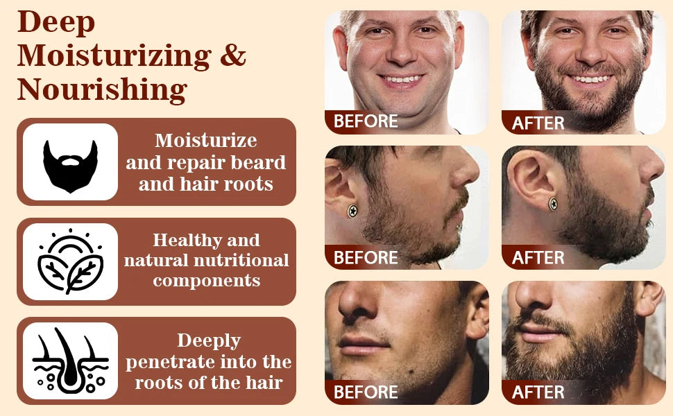 مجموعة العناية باللحية، شامبو ويسكرز للتنظيف العميق، بلسم، زيت مكثف، بلسم الشارب، منتجات ترطيب وتنعيم اللحى