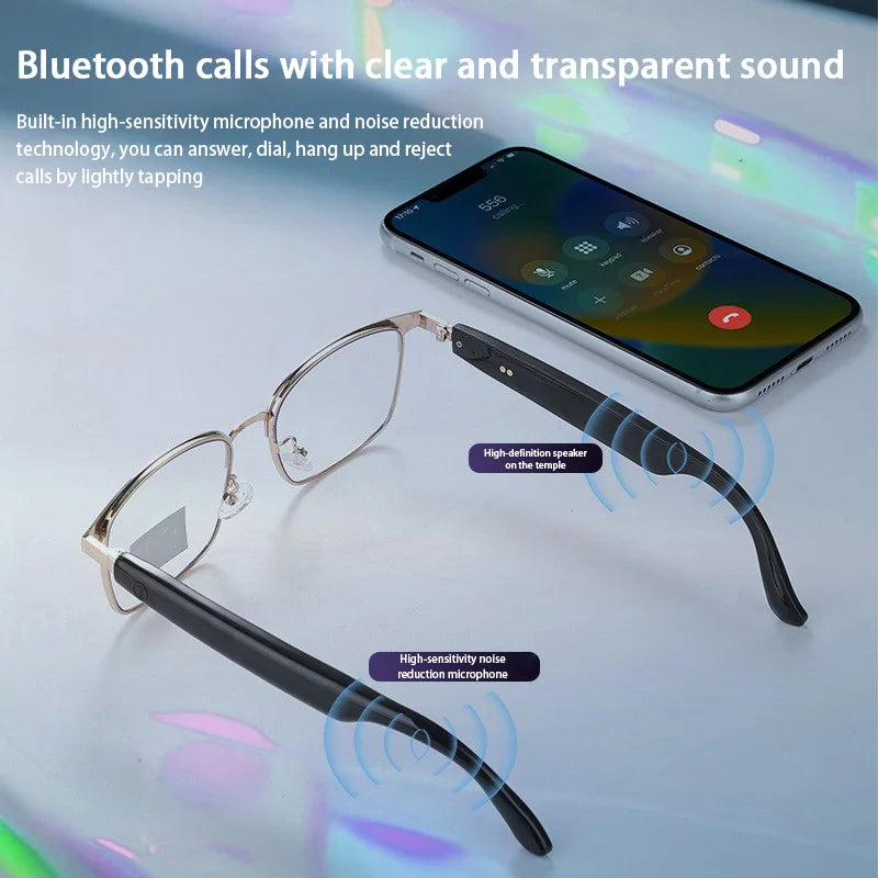 HY-G9 Smart Glasses AI Intelligent Translation 144Languages Real-time Wireless Bluetooth Headset For Simultaneous Interpretation