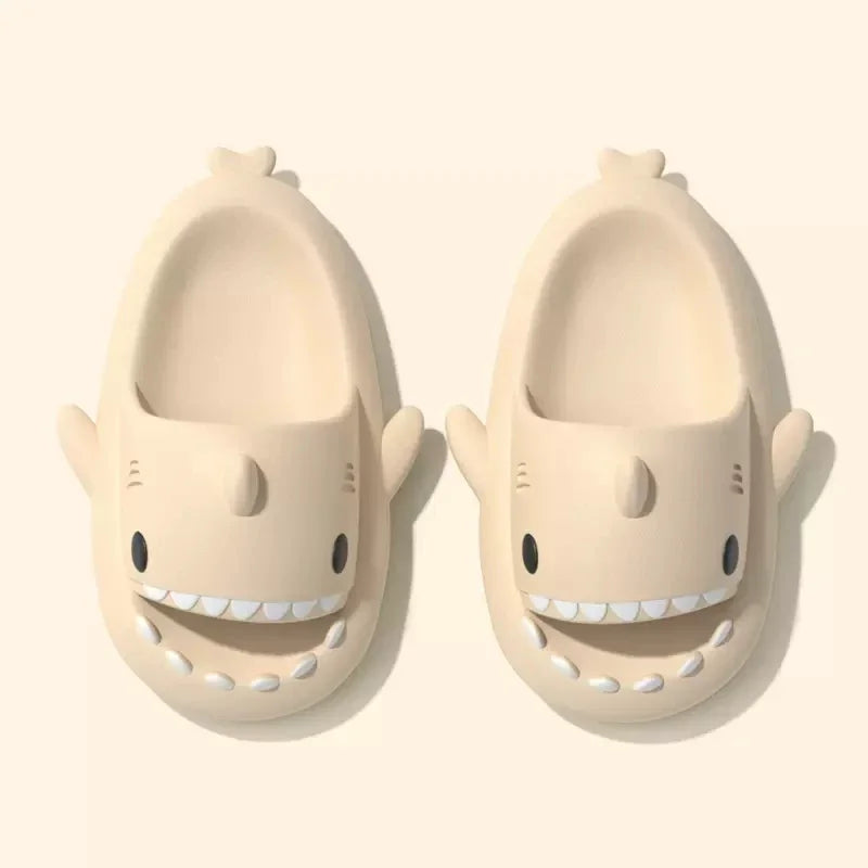 Fashion Women Shark Slippers Removable Fins Slides Indoor EVA Light Sandals Beach Couple Outside Men Shark Flip Flops