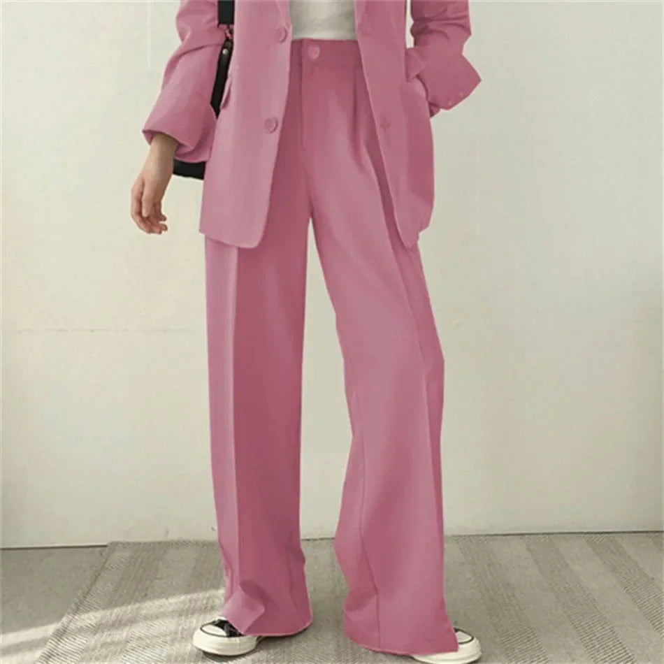 Fashion 2 Piece Sets Women Outfits Spring Autumn New in Korean Pants Sets Commuter Elegant Suit Coat 2 Piece Sets Women Jacket SwiftNest