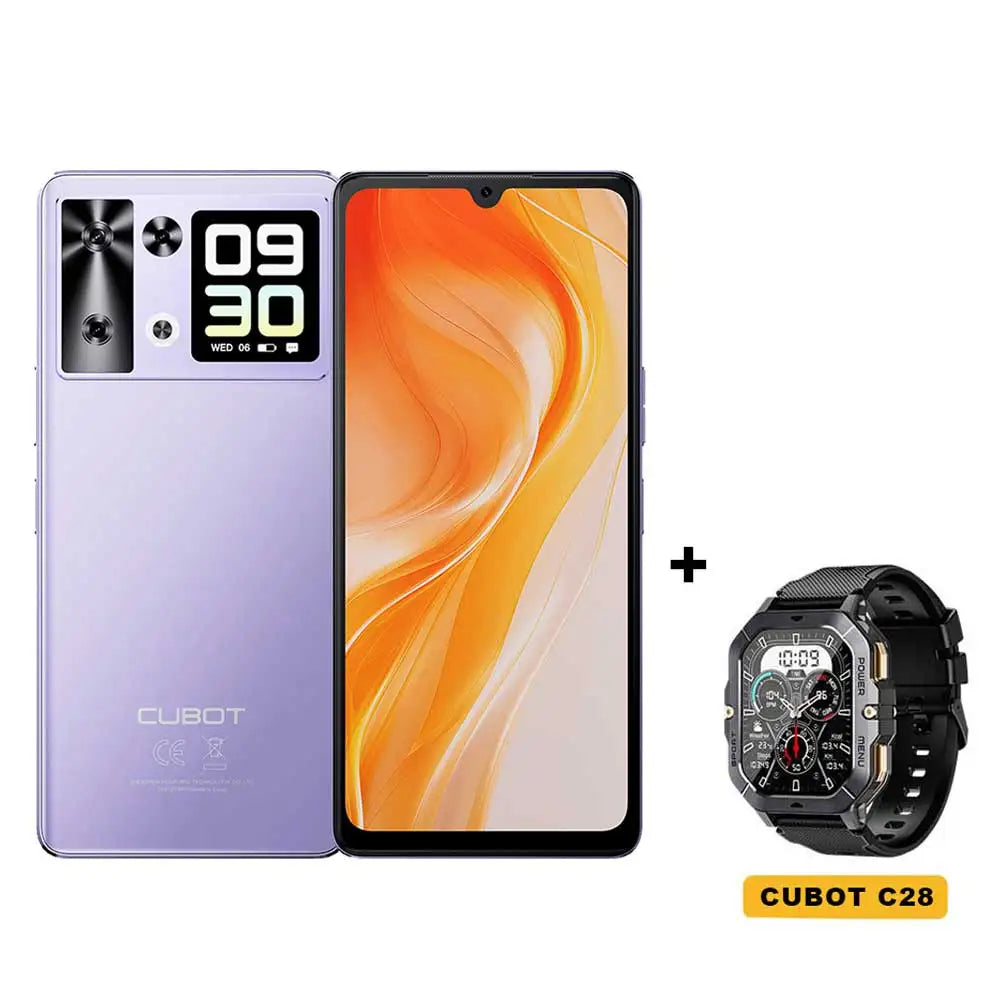 هاتف ذكي يعمل بنظام أندرويد 15 Cubot P90، شاشة 6.88 بوصة 120 هرتز، ذاكرة وصول عشوائي 24 جيجابايت + ذاكرة قراءة فقط 256 جيجابايت، معالج G100 ثماني النواة، 2.2 جيجاهرتز، كاميرا 64 ميجابكسل، بطارية 5100 مللي أمبير/ساعة، NFC، هاتف 4G