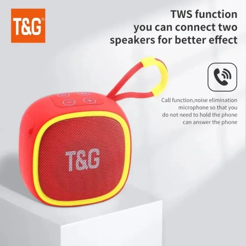 Bluetooth Speaker Mini Portable IPX4 Waterproof Wireless Loudspeaker Support TF FM Card BT TWS Stereo HIFI Sound Box Car Audio