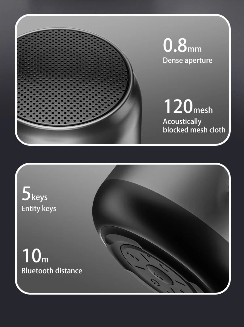 Bluetooth Speaker S16 with Loud Bass - Wireless Portable Mini Speaker for Home, Outdoor, Car Audio, High Volume  Boombox 