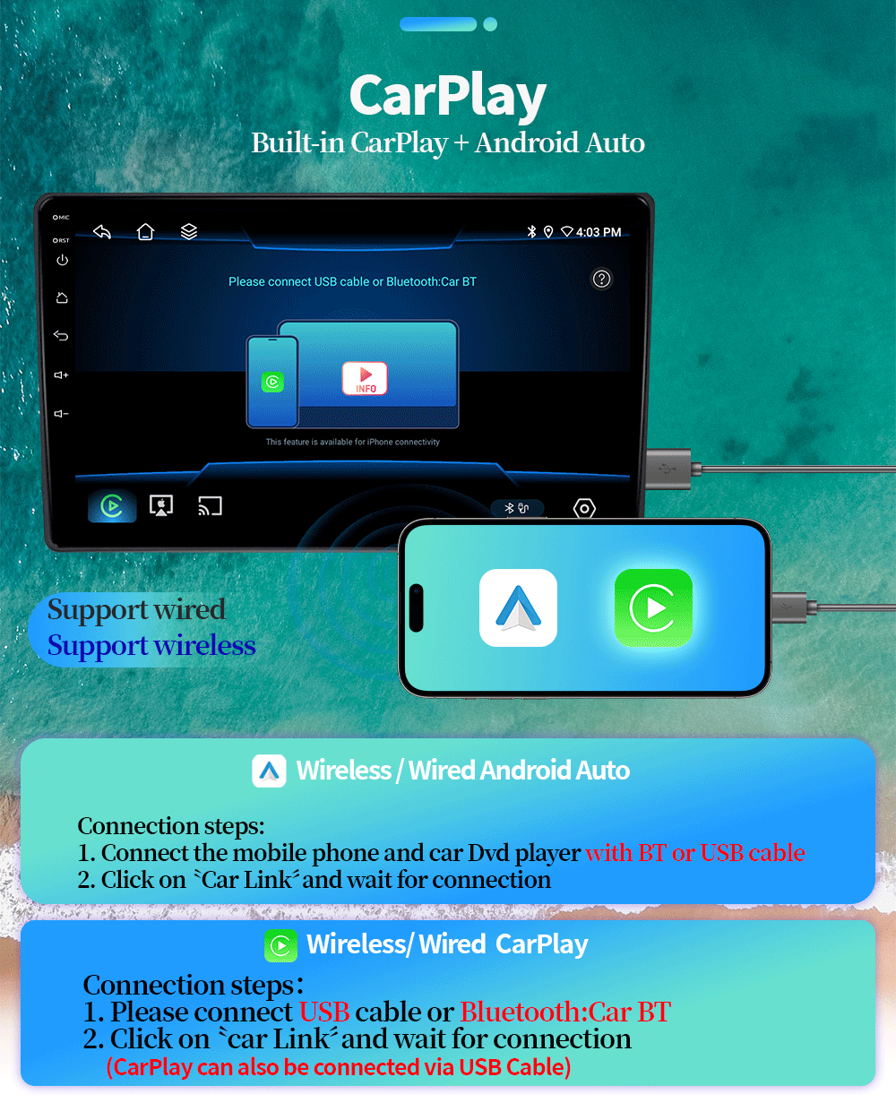 Android 14  For Hyundai Rohens Genesis Coupe 2012  Multimedia Navigation Wireless Carplay Stereo Screen Car Radio