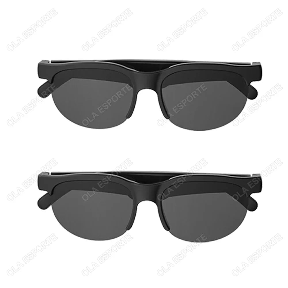 2025 New Smart Glasses Headset 2-in-1 UV Protection Portable Music Sunglasses with Microphone HD Voice Call Smart Sunglasses Men