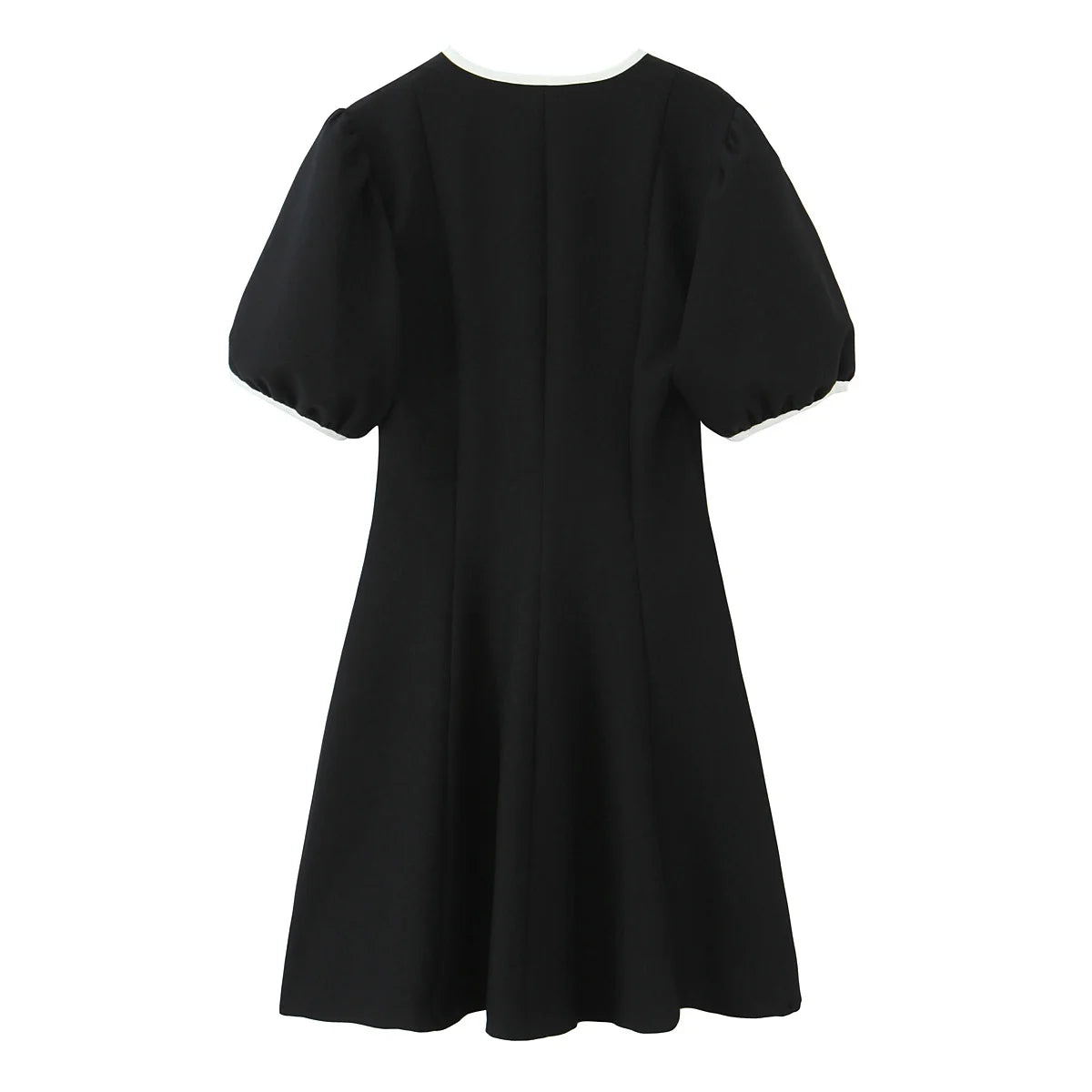 Women Fashion Dress 2025 Women Summer Autumn New Elegant Bow Decoration Short Sleeves Dress Women Hight Street Party Dress