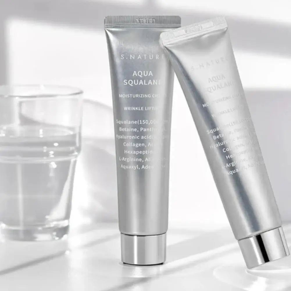 1PCS Squalane Facial Cream 80g Nourishing Formula Enhances Skin Protection Refreshing Non Sticky Long Lasting Hydration Skincare