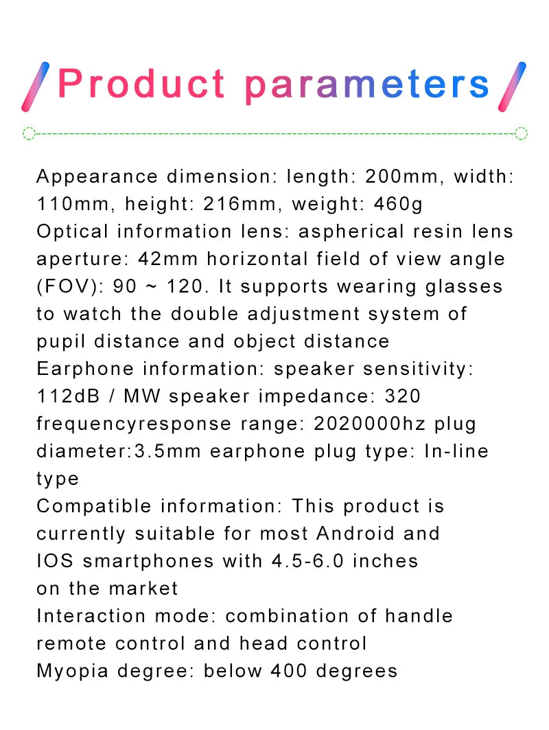 نظارات الواقع الافتراضي ثلاثية الأبعاد، سماعة الواقع الافتراضي، خوذة، عدسات الهاتف، نظارات واقية، أجهزة Viar، الهواتف الذكية الذكية، جهاز عرض الألعاب المحمول، مجموعة الهاتف المحمول