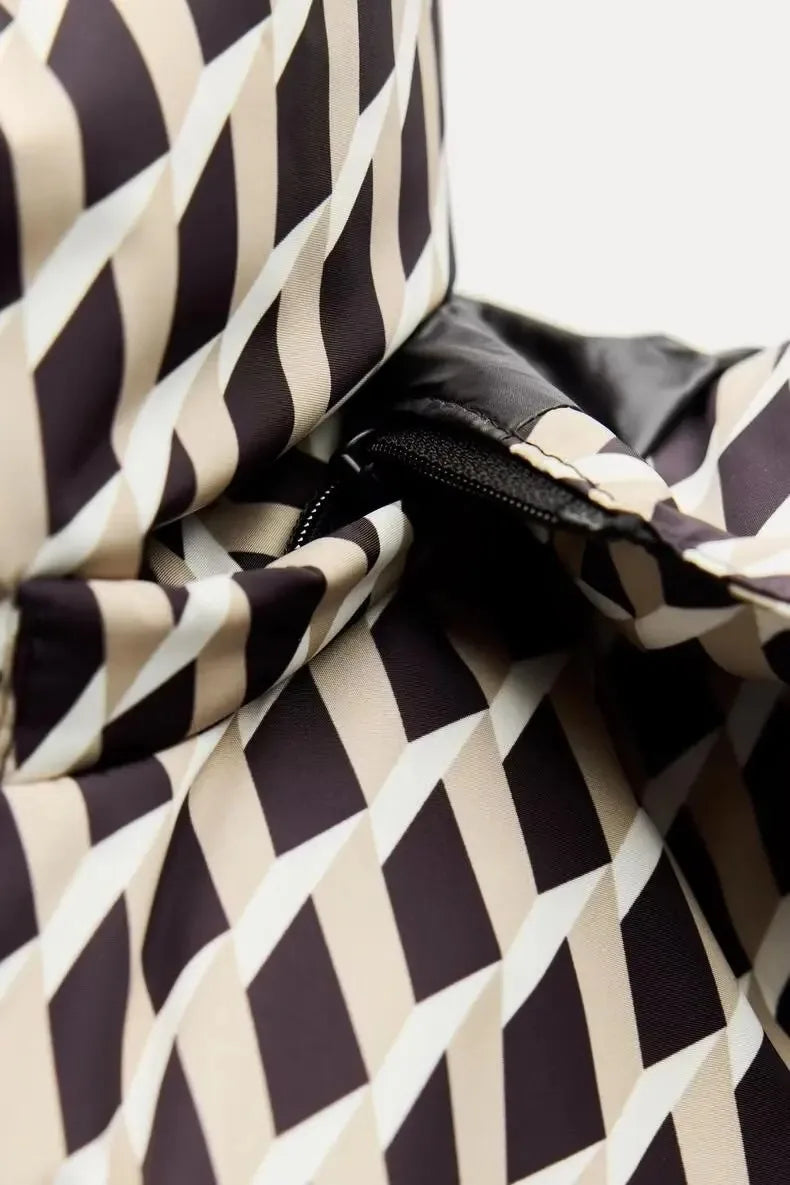 2025 New Women'S Fashion Waist With Belt Hooded Down Cotton Jacket Commuting Warm Windproof Jacket More Comfortable To Wear