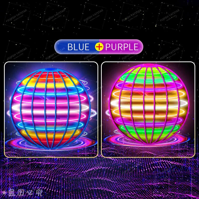 Toys For Kids Luminous Toys Flying Ball Sensing Automatic Rotation Magic Ball Children's Games Outdoor Party Toys Holiday Gifts