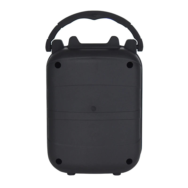 Wireless Bluetooth Speaker with LED Wireless Handheld Speaker Support Wired Microphone/TF Card/U Stick Audio Line Input