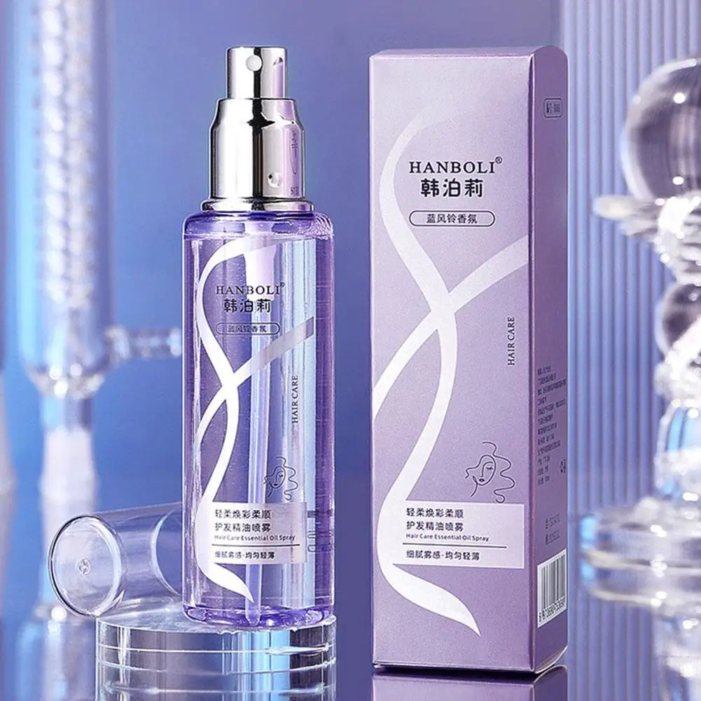 70 مل بخاخ زيت عطري للعناية بالشعر، زيت عطري خفيف وناعم يدوم طويلاً، يغذي الشعر بعمق، منتجات العناية بالشعر