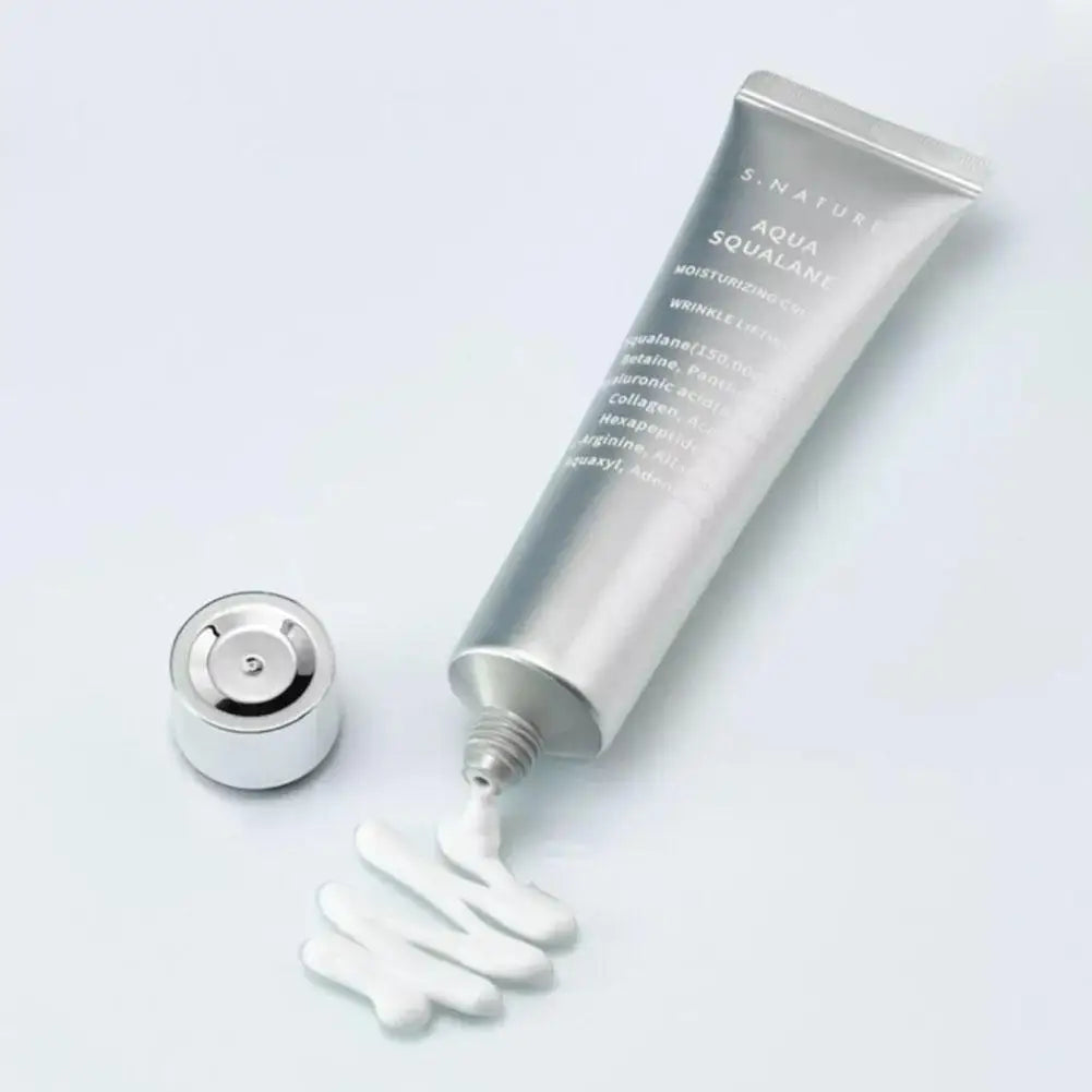 1PCS Squalane Facial Cream 80g Nourishing Formula Enhances Skin Protection Refreshing Non Sticky Long Lasting Hydration Skincare