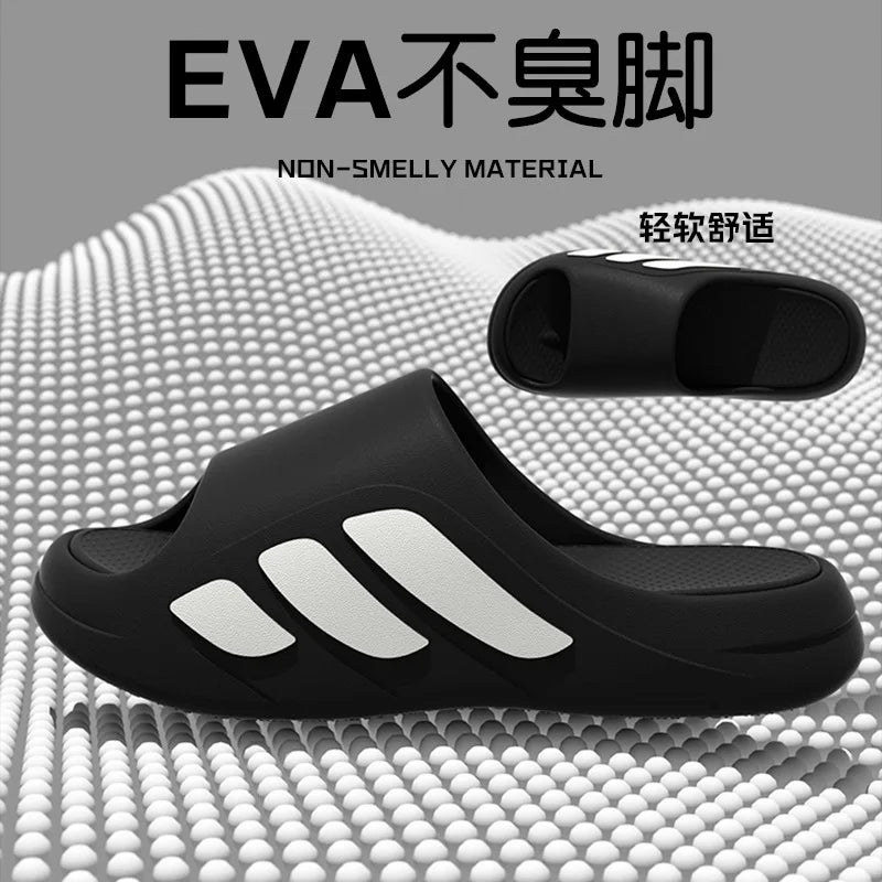 Outdoor sports slippers for men's home summer new style for wear thick sole non-slip eva anti-odor and outer wear sandals formen
