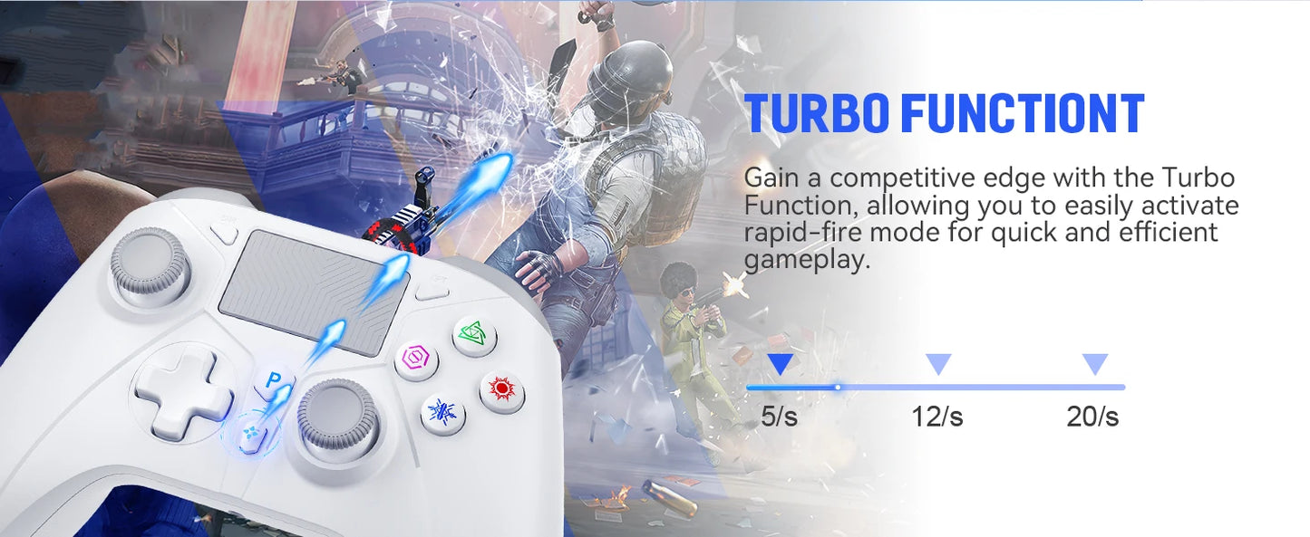 Controller for PS5/4/PC Console Gamepad Wired Rocker Turbo Dual Sense Vibrate Joystick Gaming Remote Control Handle Controllers