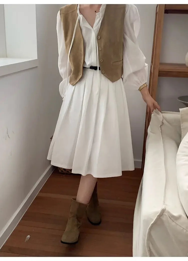 سترات أنيقة للنساء، معطف ربيعي وخريفي، مناسب لجميع المناسبات، كاجوال، موضة كورية، أناقة هاراجوكو، ملابس الشارع، أناقة نسائية