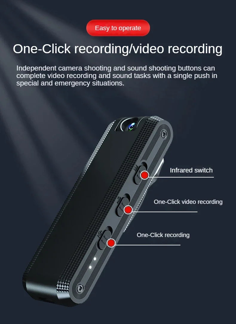 HD 1080P Mini Night Vision Camera Home Sports DV Magnetic Security-Camera Motion Sensor Camcorder Pocket Body Camara Recorder