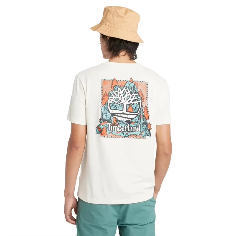 Outdoor Sports 2025 peripheral pattern printed pure cotton T-shirts for men and women in summer, autumn and winter