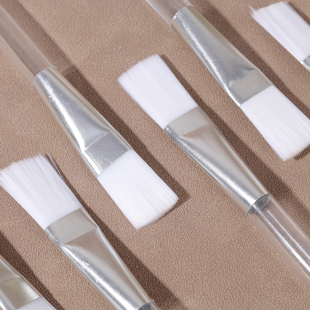 فرش أقنعة الوجه التجميلية، أدوات صنع أقنعة الوجه المصنوعة يدويًا من الشعر الناعم، فرش مكياج، أقنعة، أدوات وضع، صالون تجميل، سبا، أدوات العناية بالوجه