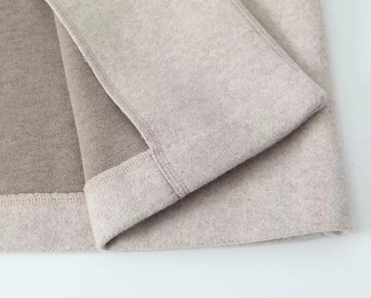 2025 women's wear  new European style women's wear new fashion casual temperament simple cloth coat coat wool coat