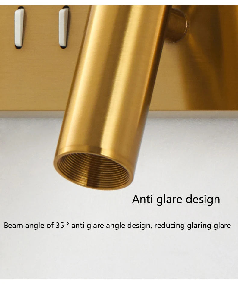 مصباح حائط LED بجانب السرير في غرفة النوم، مصباح حائط بسيط إبداعي قابل للتعديل، ممرات غرفة المعيشة الحديثة، أريكة، خلفية تلفزيون، أضواء جدارية