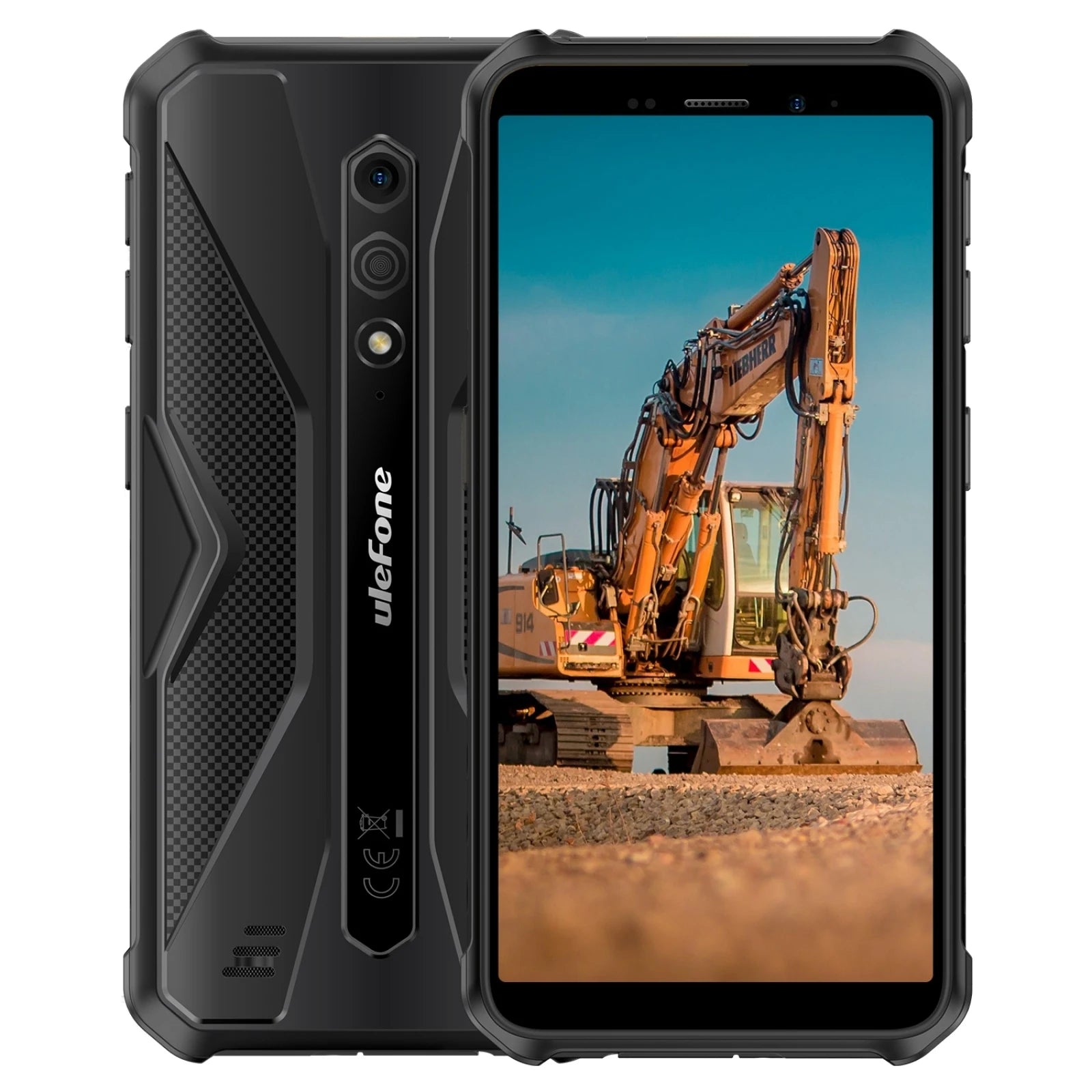 هاتف Ulefone Armor X12 المتين بنظام Android 13، حتى 6 جيجابايت (3 جيجابايت + 3 جيجابايت) ذاكرة وصول عشوائي 32 جيجابايت ROM 5.45 بوصة 4860 مللي أمبير في الساعة 13 ميجابكسل هاتف ذكي NFC الإصدار العالمي