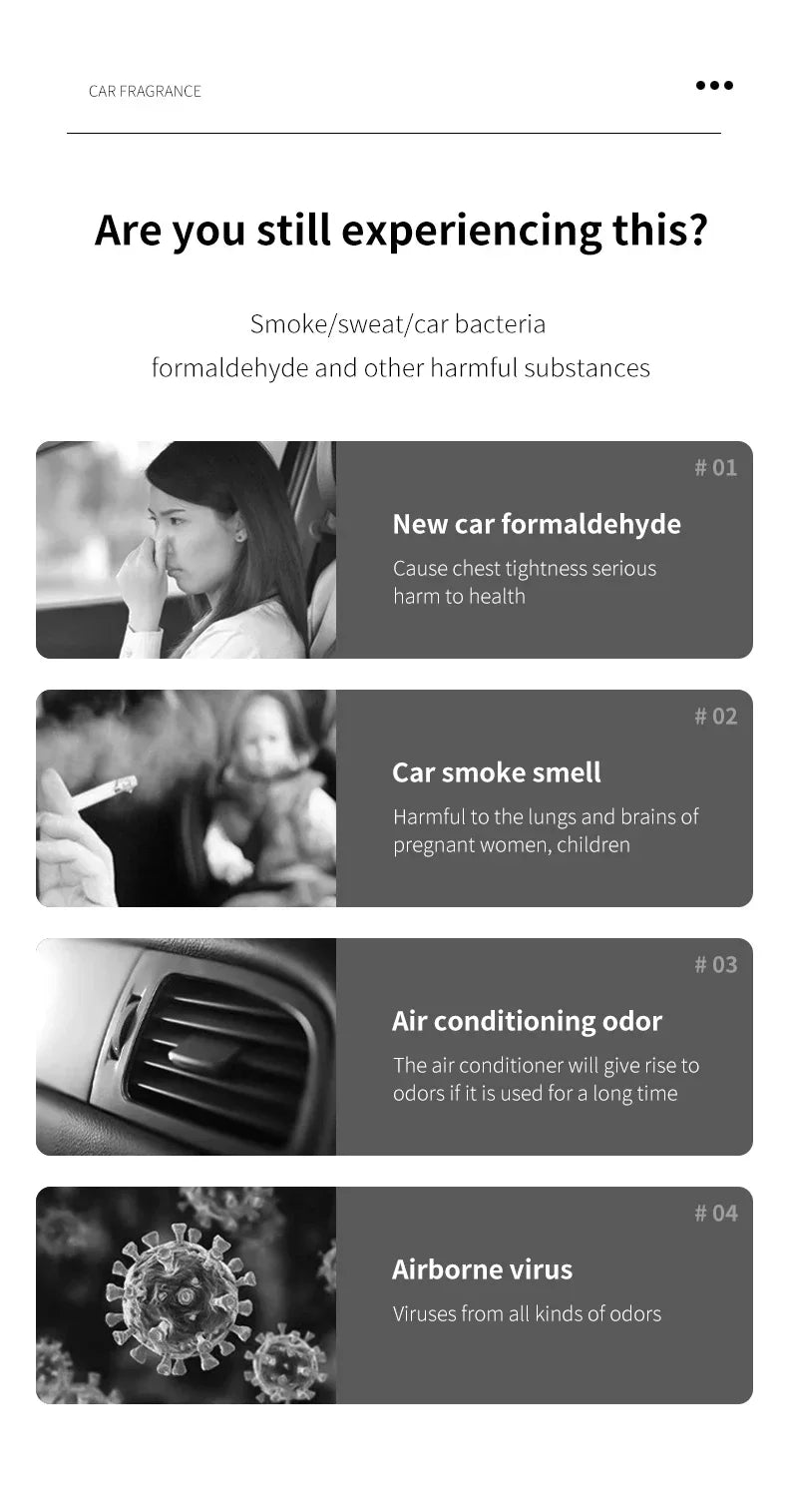 Perfume Car perfume, a car fragrance used for car interior accessories, a long-term car air freshener, keep charming and fresh SwiftNest