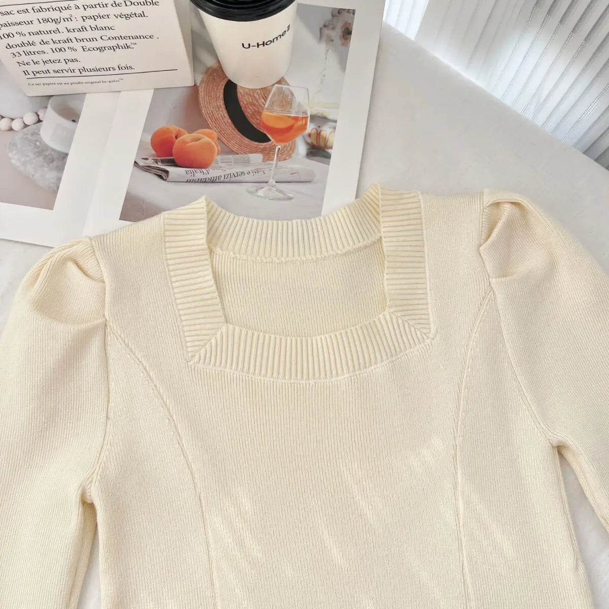 French Fashion Casual Women Inside Knitted Long Dress 2025 Spring New Long Sleeves Elegant Party Dresses Simple Vestidos Largos SwiftNest