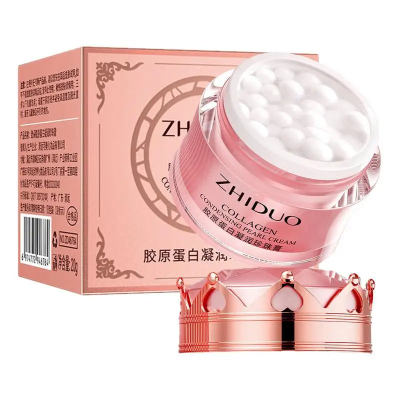 Collagen Moisturizing Pearl Cream Facial Moisturizer Face Care Product Deep Moisturizing Skin Softening Moisturizing Cream