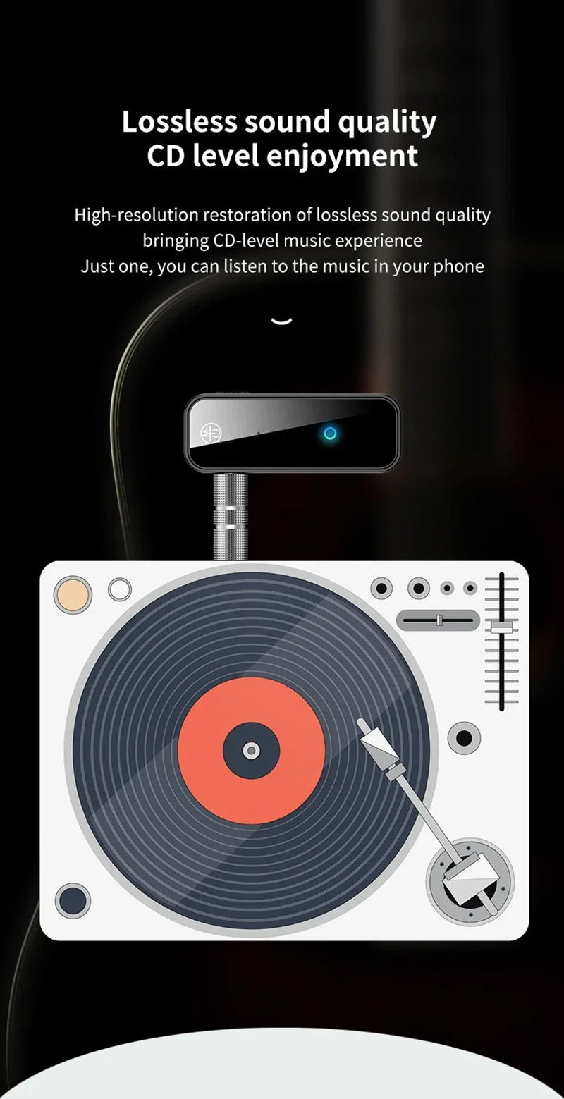 2 in 1 Bluetooth Transmitter Audio Receiver 3.5MM AUX With Mic Handsfree Stereo Music Wireless Adapter For TV PC Car Kit