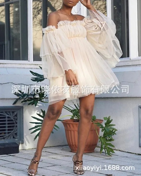 Dresses for Women 2025 Fashion Sexy Bra Style Solid Color High Waist Strap Solid Color Dress Mini Party Dress Vestidos SwiftNest