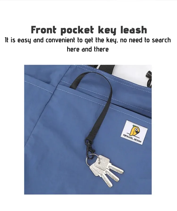 Reversible Travel Tote Bag Large Capacity Foldable Carry On Duffle Bag Canvas Shoulder Luggage Packing Bag for Women Men