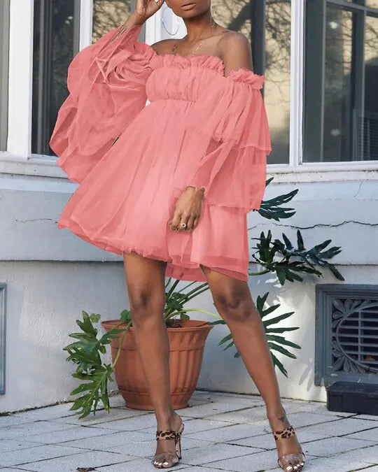 Dresses for Women 2025 Fashion Sexy Bra Style Solid Color High Waist Strap Solid Color Dress Mini Party Dress Vestidos SwiftNest