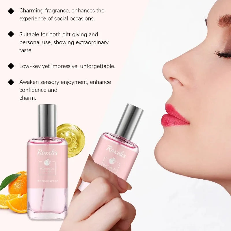 Peach Fragrant Perfume Lasting Sweet Aroma Light Fragrance Enhanced Pheromone Elegant Stimulates Flirtation Perfume Social Date SwiftNest