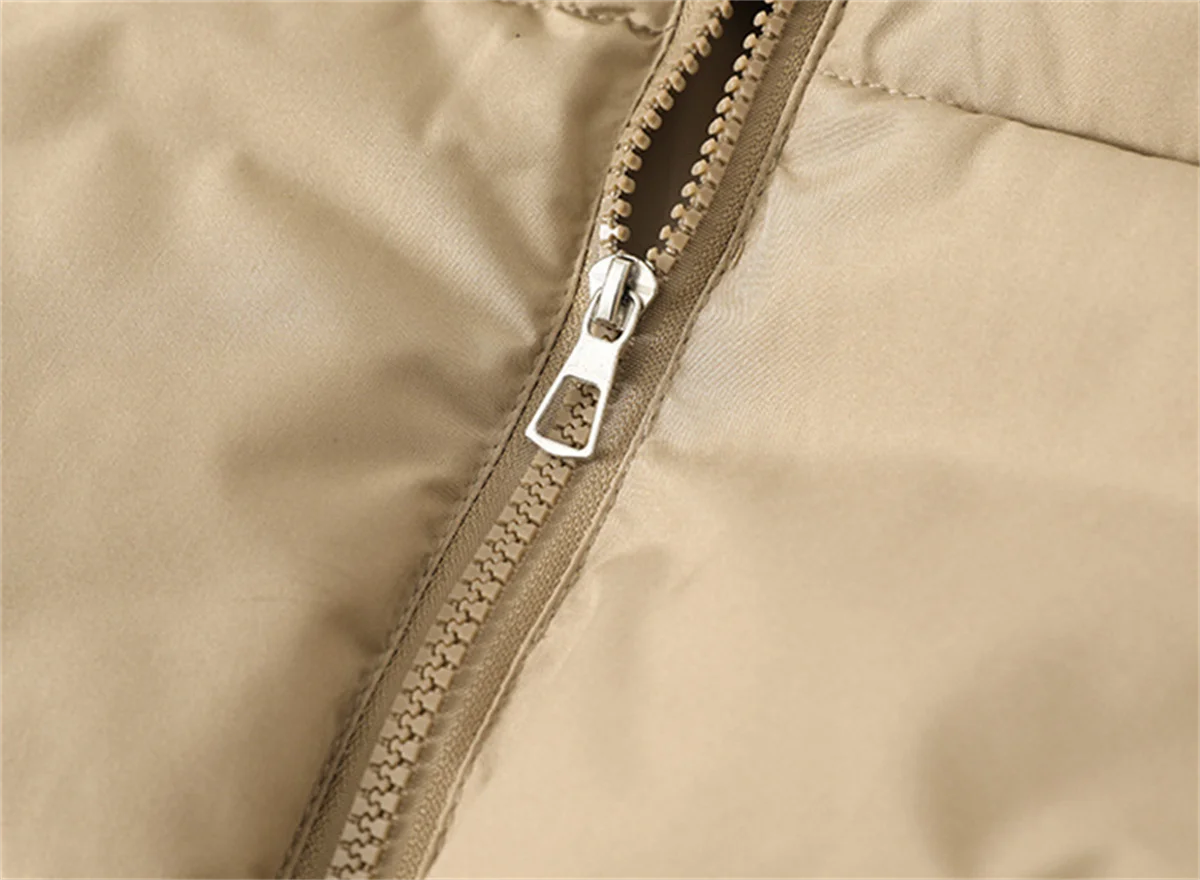 Fashion Zipper Vest For Women Autumn Winter Stand Collar Sleeveless Coat Lady Casual Street Warm Jacket Elegant Outfit Clothing SwiftNest