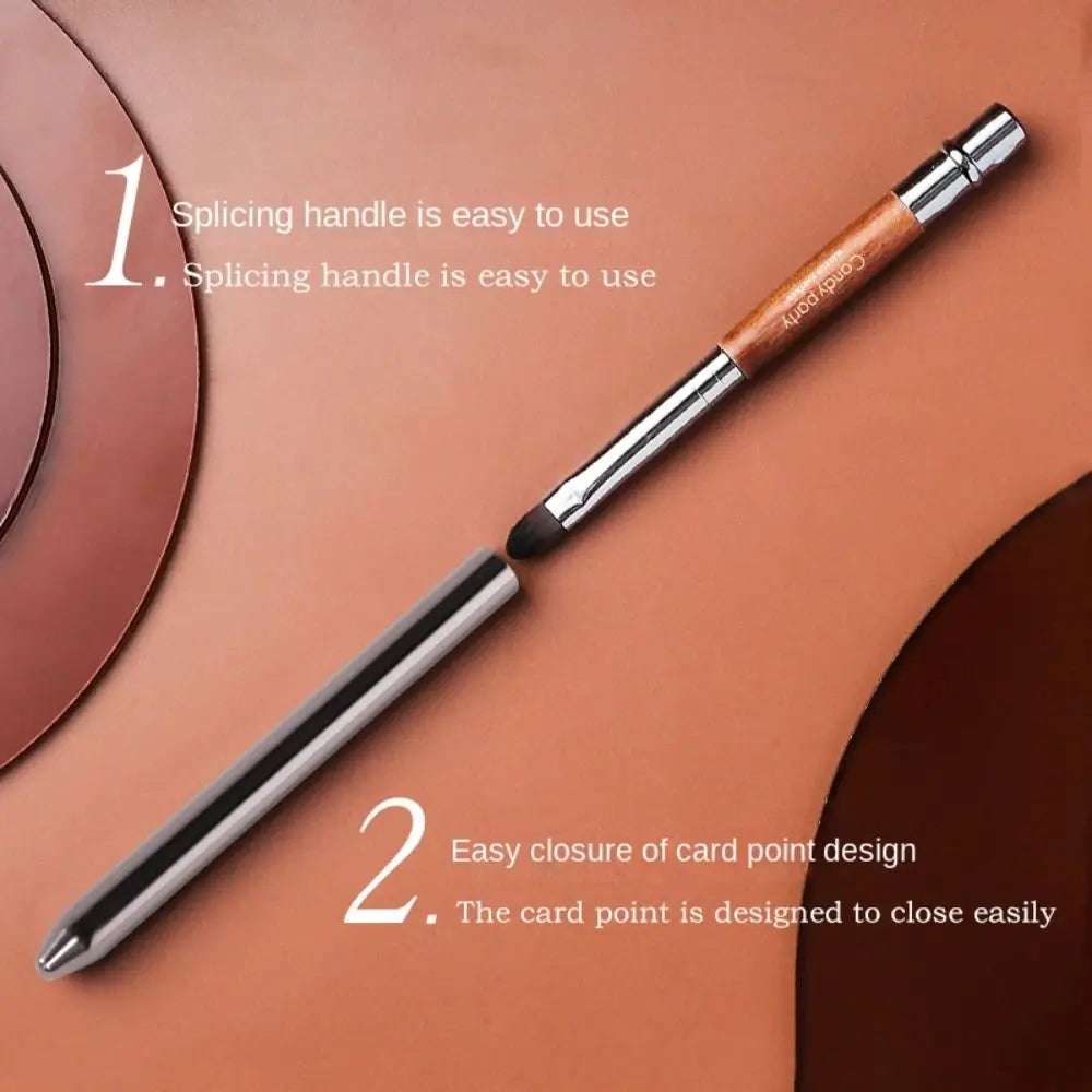 Makeup Brush Women Beauty Lip Gloss Brush with Protect Cap Lady Lipstick Brush Lip Brush Cosmetic Brush Concealer Brush