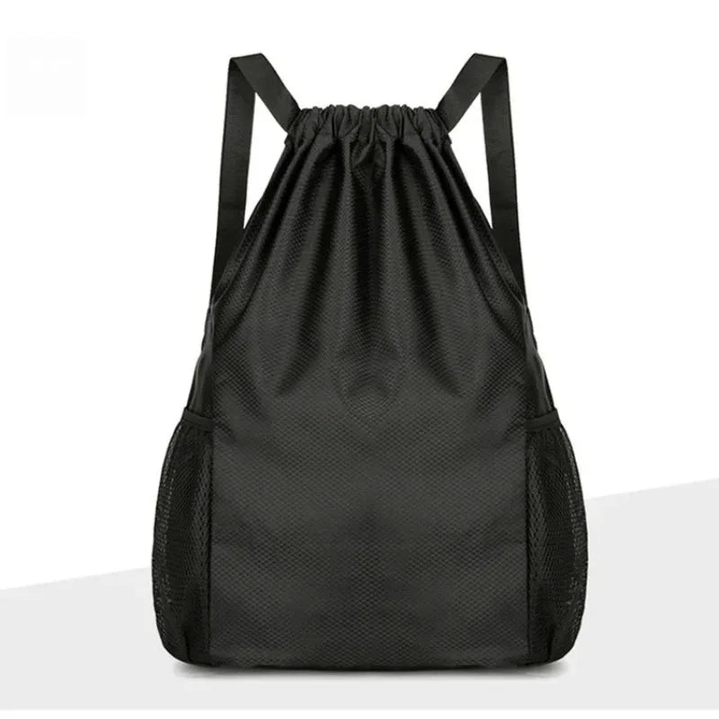 Sports Drawstring Backpack Sport Fitness Travel Outdoor Sackpack Women and Men Large Capacity Gym Swim Beach Bags Basketball Bag
