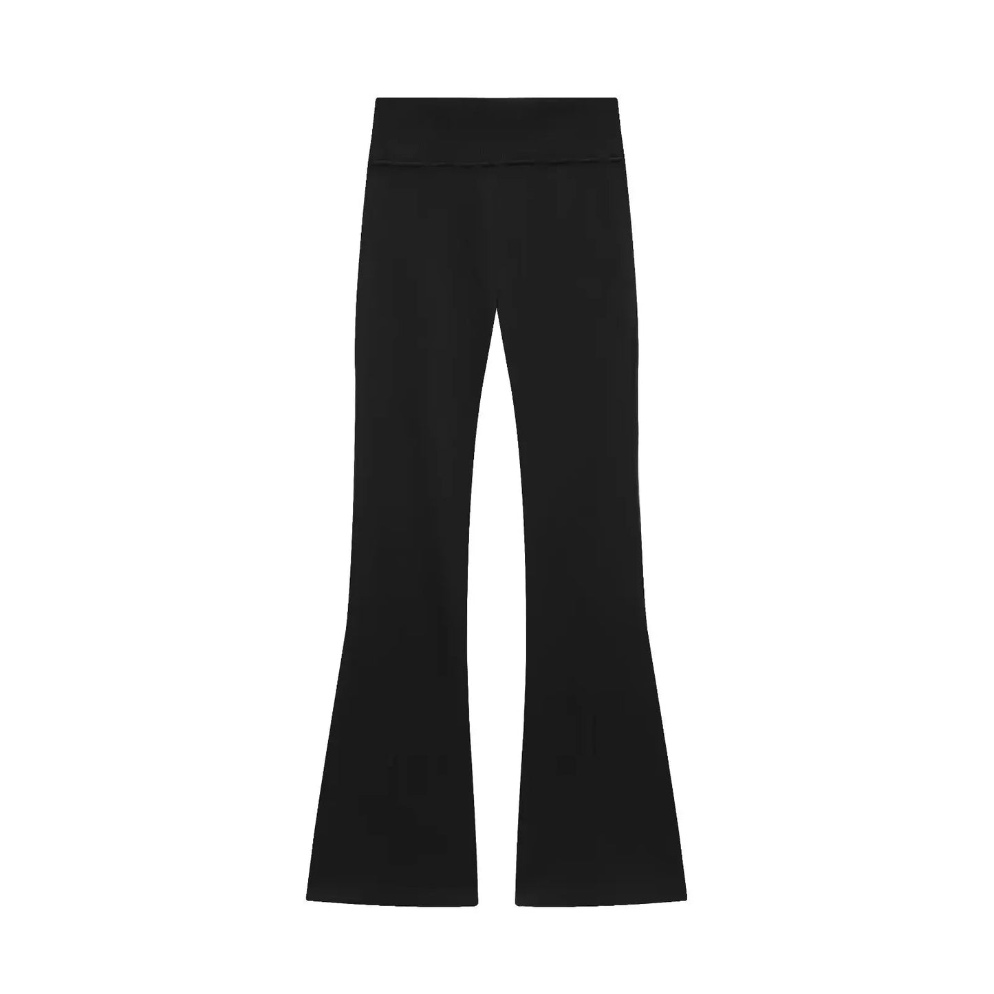 HH Women Autumn Fashion Sets Solid Turn-Down Collar Long Sleeves Pockets Zipper Slim Short Coat+Casual Elastic Waist Long Pants SwiftNest