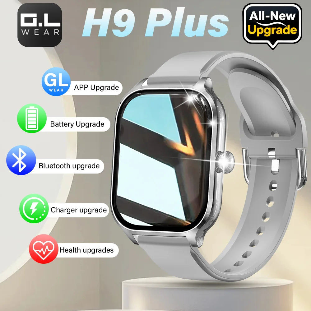 LAXASFIT New Smart Watch Bluetooth Talk Tracking Heart Rate Sleep Monitor Bluetooth Smart Watch Gifts for Men and Women