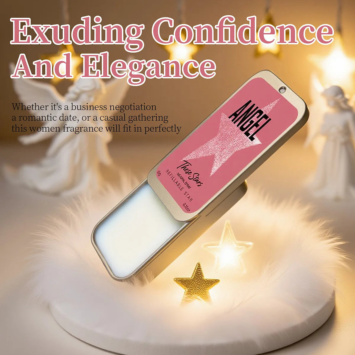 Pheromone Solid Perfume for Men Women Solid Balm Lady Female Parfum LongLasting Fresh Flower Fragrance Antiperspirants SwiftNest