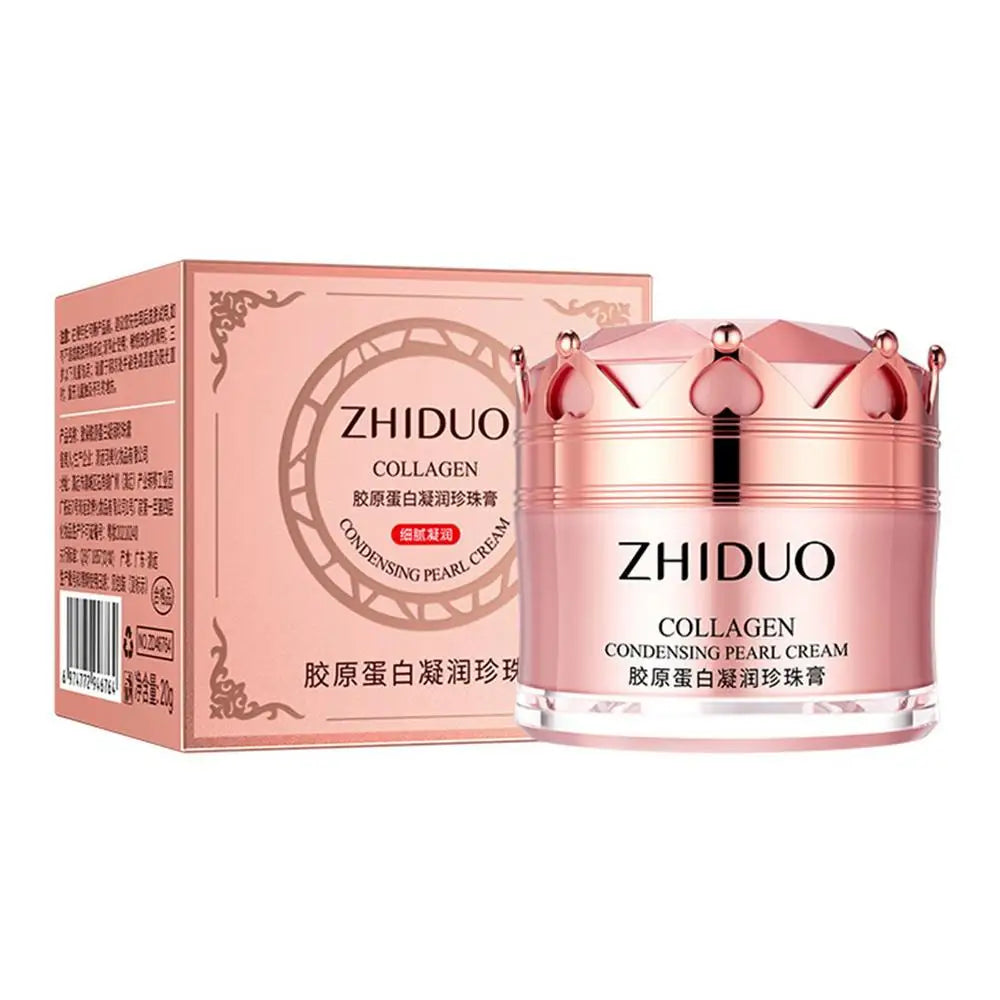 Collagen Moisturizing Pearl Cream Facial Moisturizer Face Care Product Deep Moisturizing Skin Softening Moisturizing Cream