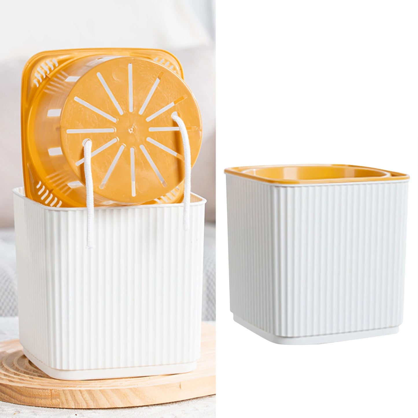 Hydroponic Green Plant Plastic Vase Modern Home Self Watering Flowerpot for Garden Enthusiast Lover Gift