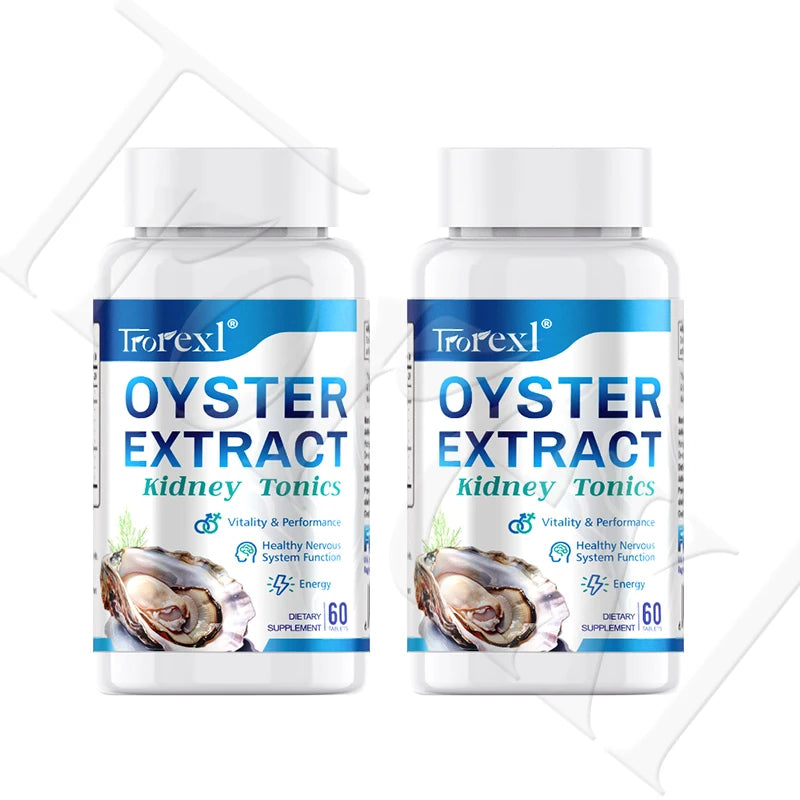 Oyster Extract Zinc Tablets Supports Energy Vigorizante and Wellness, Male Health Enhancing Supplement