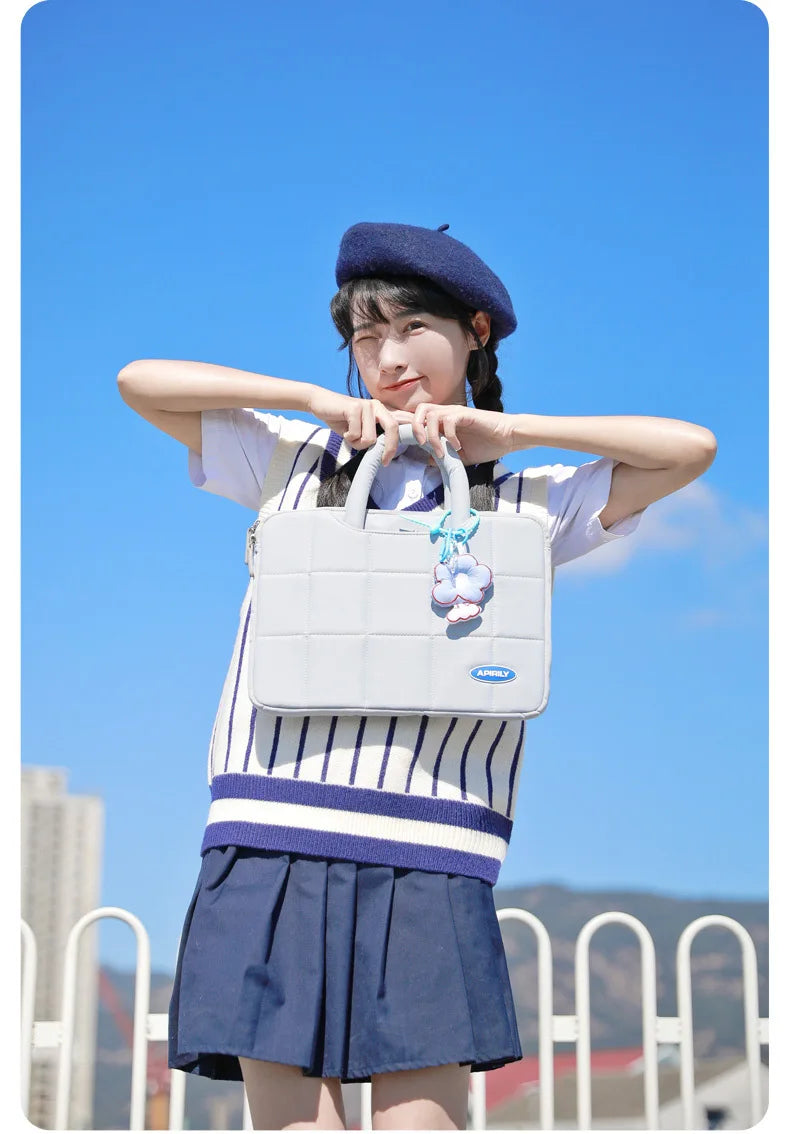 حقيبة كمبيوتر محمول مقاس 13.3 بوصة و14 و15 و15.6 بوصة وغطاء لجهاز ماك بوك إير برو وشاومي وهواوي وآسوس وحقيبة كمبيوتر محمول للرجال والنساء وحقيبة يد محمولة