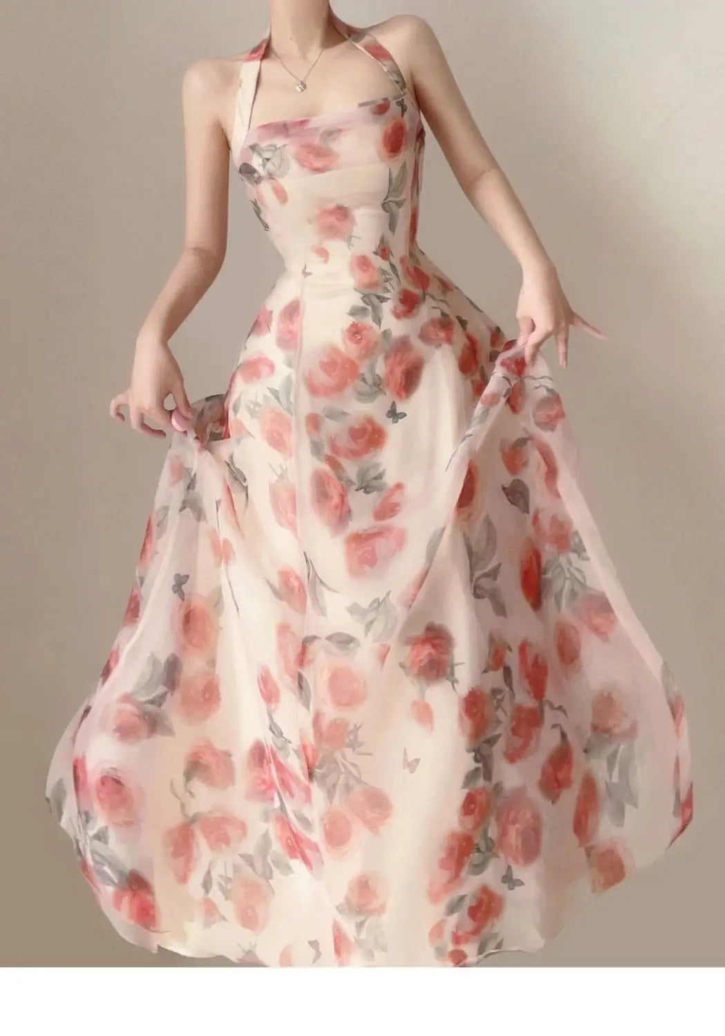 Long Dresses Womens Clothing French Elegant Party Dressess Female 2025 Summer New Fashion Versatile Beach Style Evening Dresses SwiftNest