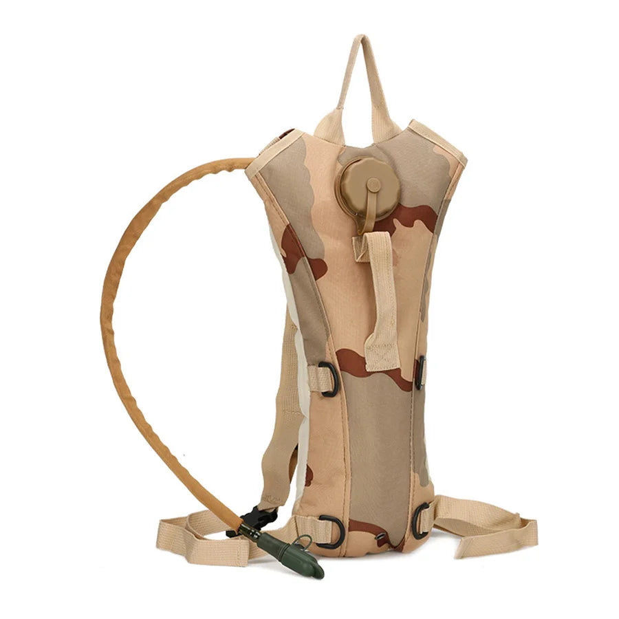 Sports backpack with 3L waterproof water bladder, suitable for running, jogging and cycling