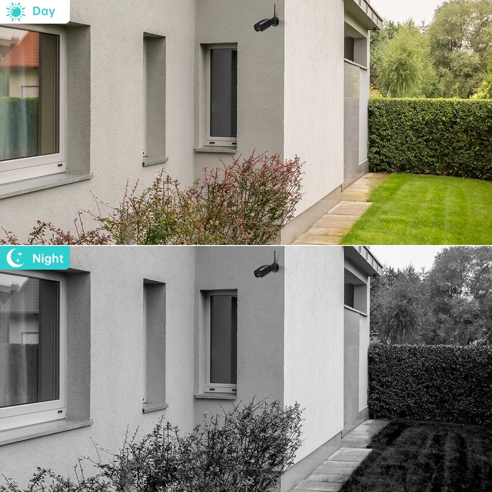 BESDER 5MP Bullet WiFi Camera Auto Tracking Outdoor 4MP Security IP Camara 1080P CCTV Surveillance Cameras IP66 Onvif icsee app