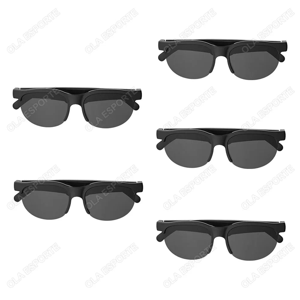 2025 New Smart Glasses Headset 2-in-1 UV Protection Portable Music Sunglasses with Microphone HD Voice Call Smart Sunglasses Men