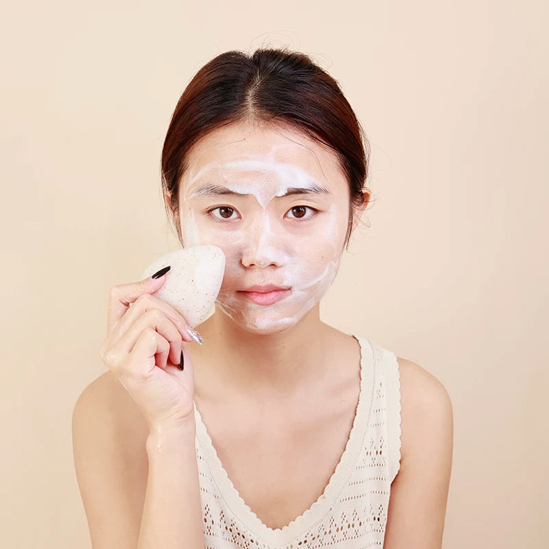 Brainbow Face Washing Konjac Sponge Narural Cleanse Exfoliator Puff Face Cleaning Sponge SwiftNest